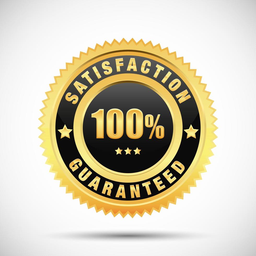 100-percent-satisfaction-guarantee-golden-label-vector